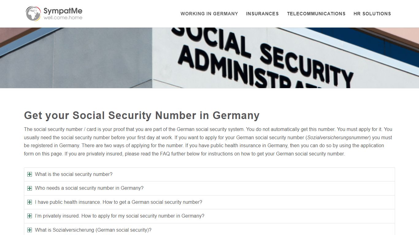 Apply for German Social Security Number - Expats.de - Expat Services