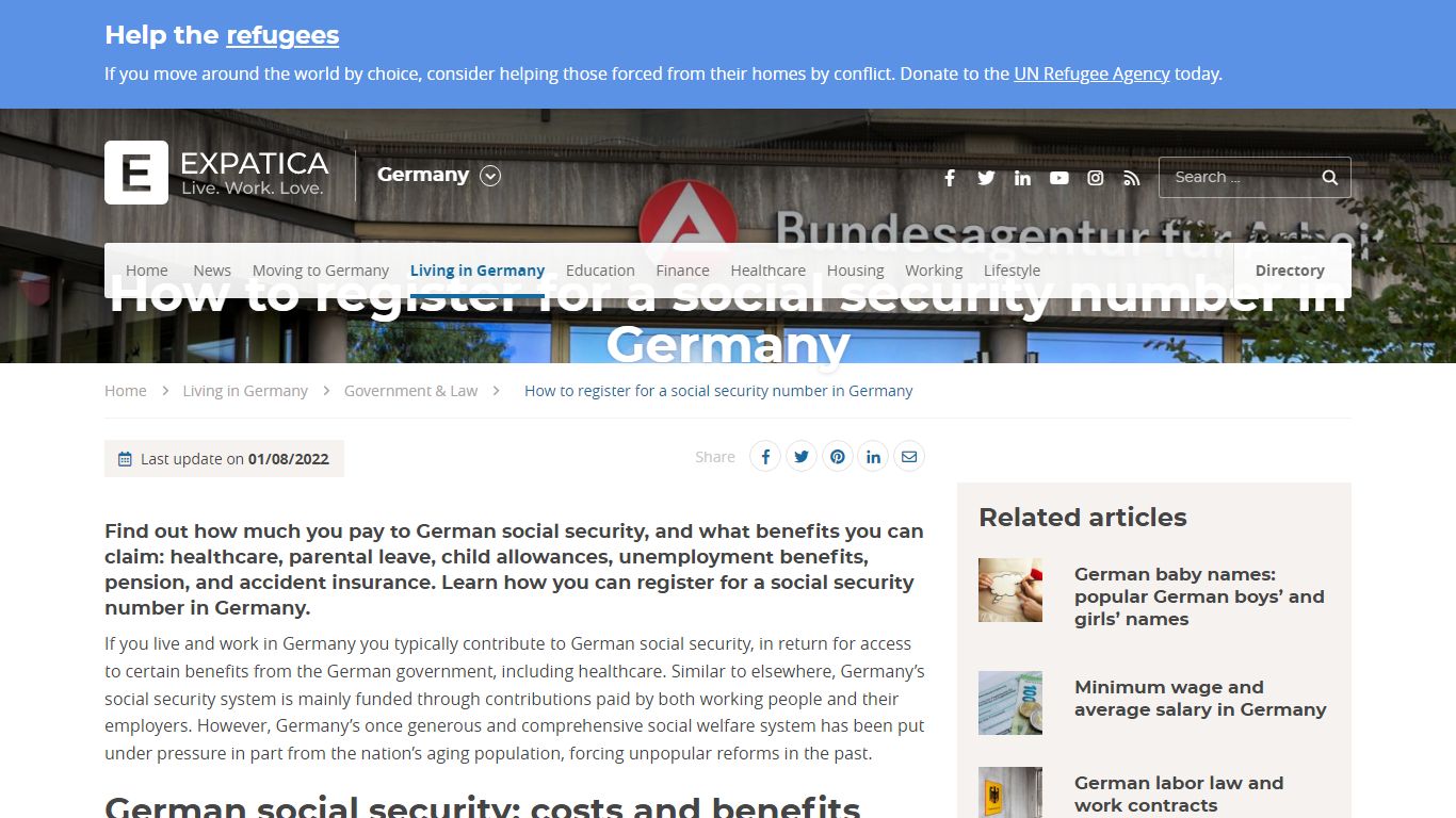 Getting a social security number in Germany | Expatica